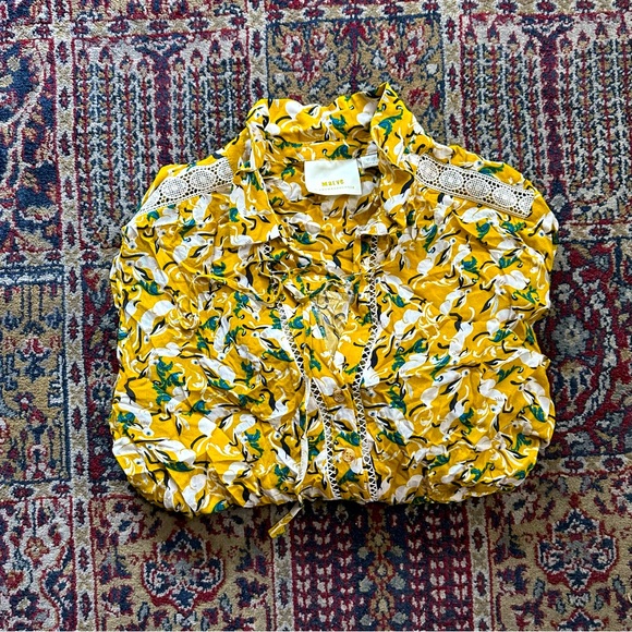 🌈 Lovely artistic Anthropologie blouse - Picture 6 of 6